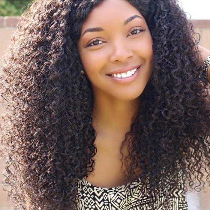 UNice 3pcs Malaysian Jerry Curly Hair Wefts With Closure ...