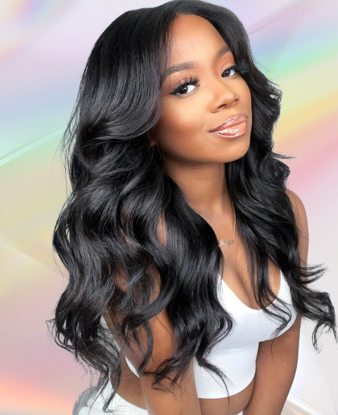 Wear Go 4x4 Pre Cut Lace Body Wave Wig With Breathable Cap
